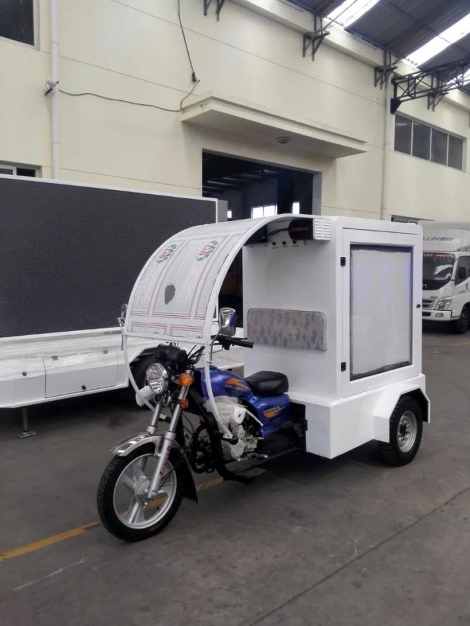 Επίδειξη των κινητών οδηγήσεων ταξί IP65 αδιάβροχη, κινούμενη επίδειξη μηνυμάτων μοτοσικλετών